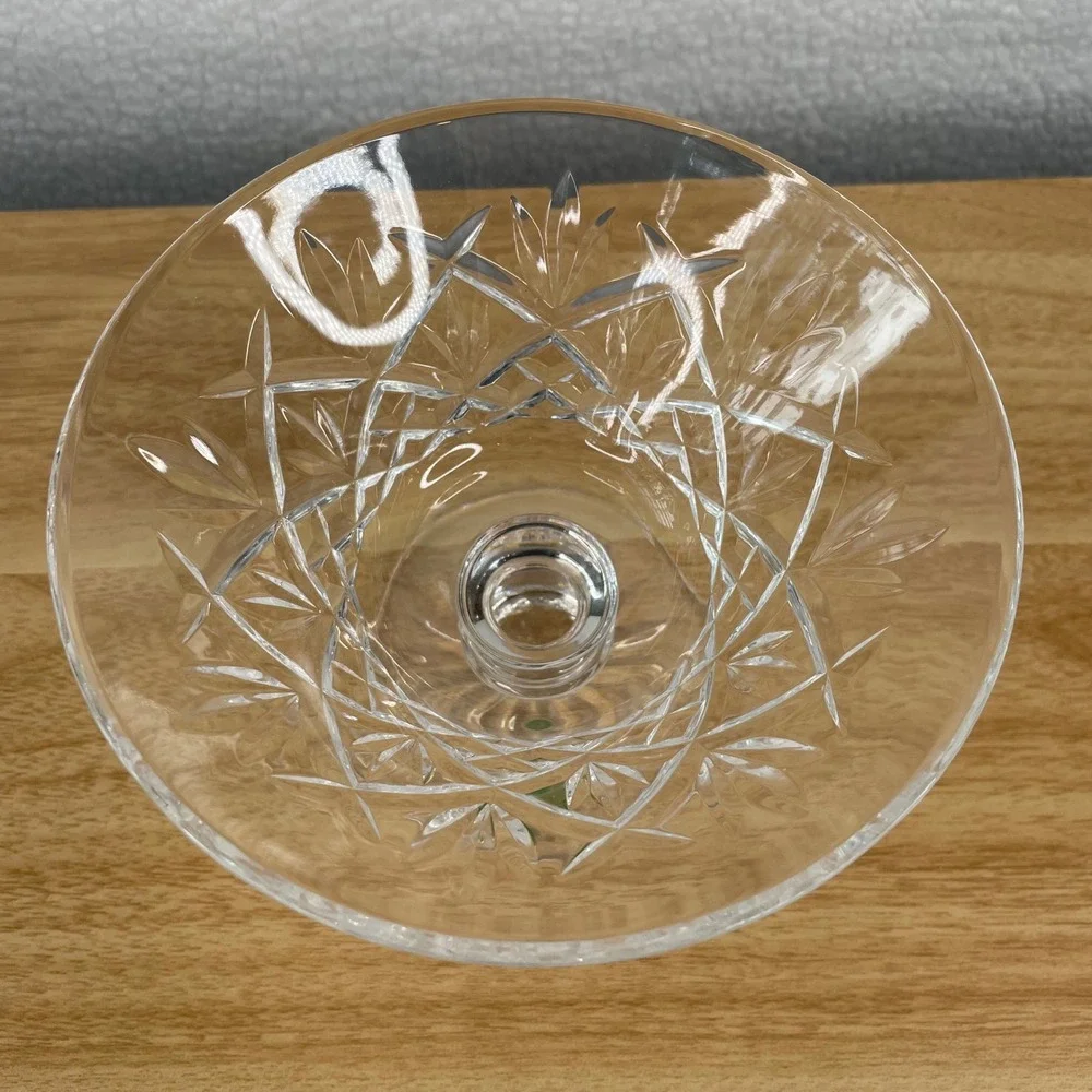 Waterford Crystal Lismore Footed Dessert Bowl 6 Inch Made in Ireland Glassware